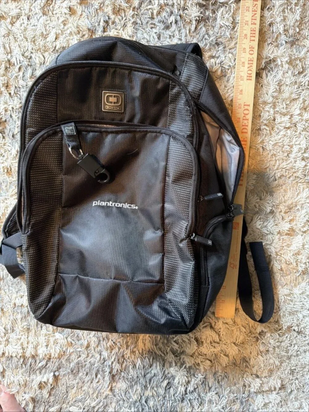 OGIO Roamer Black Backpack w/ Laptop Protective Pocket Company Branded